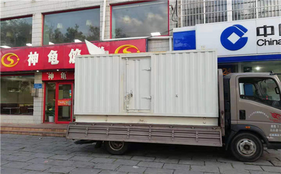 调楼镇出租发电机施工案例